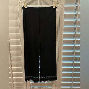 Lysee pull on knit pants with detail hem